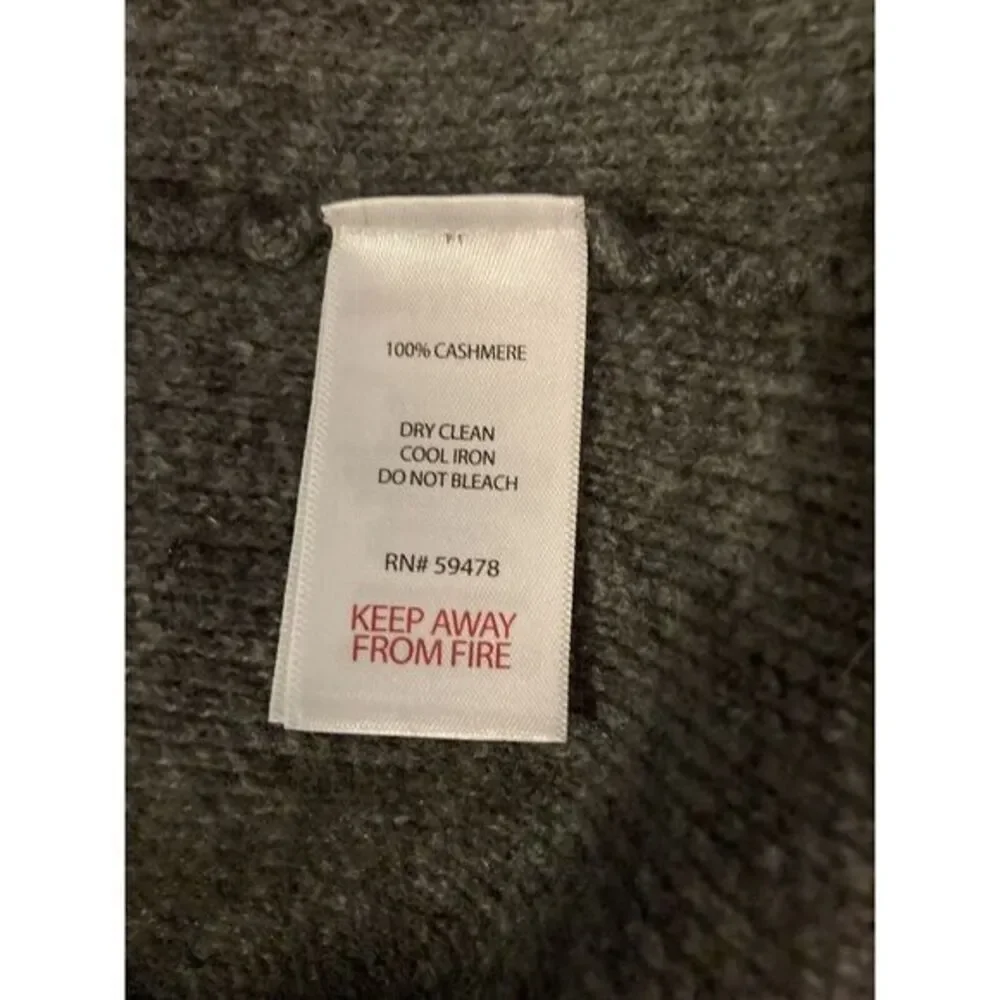 Cynthia Rowley Cashmere Sweater‎ Dress Size XS Gray 2-Ply Luxe Pockets - Picture 7 of 7